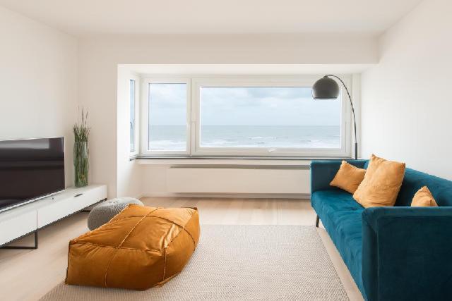 Prachtig Zeezicht Appartement 奥斯滕德 外观 照片